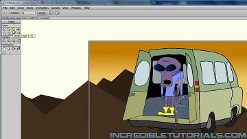 Steve and the Alien: Lesson 6-7: Animating Alien Fall Close-Up