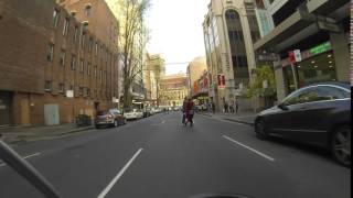 Idiot Pedestrian - Didnt even bother to check first
