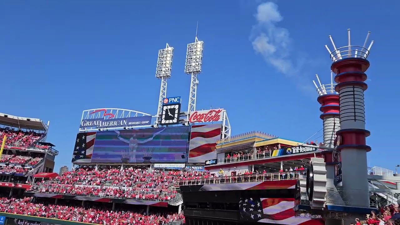 Our National Anthem Opening Day 2023 Style! MLB Reds vs Pirates