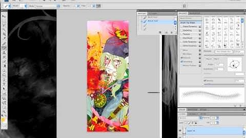 Photoshop Brushes and Typography tutorial part 9