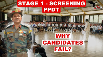 Why Maximum Candidates Fail in the SSB Screening? Stage-1 PPDT Secrets by Maj Gen Bhakuni
