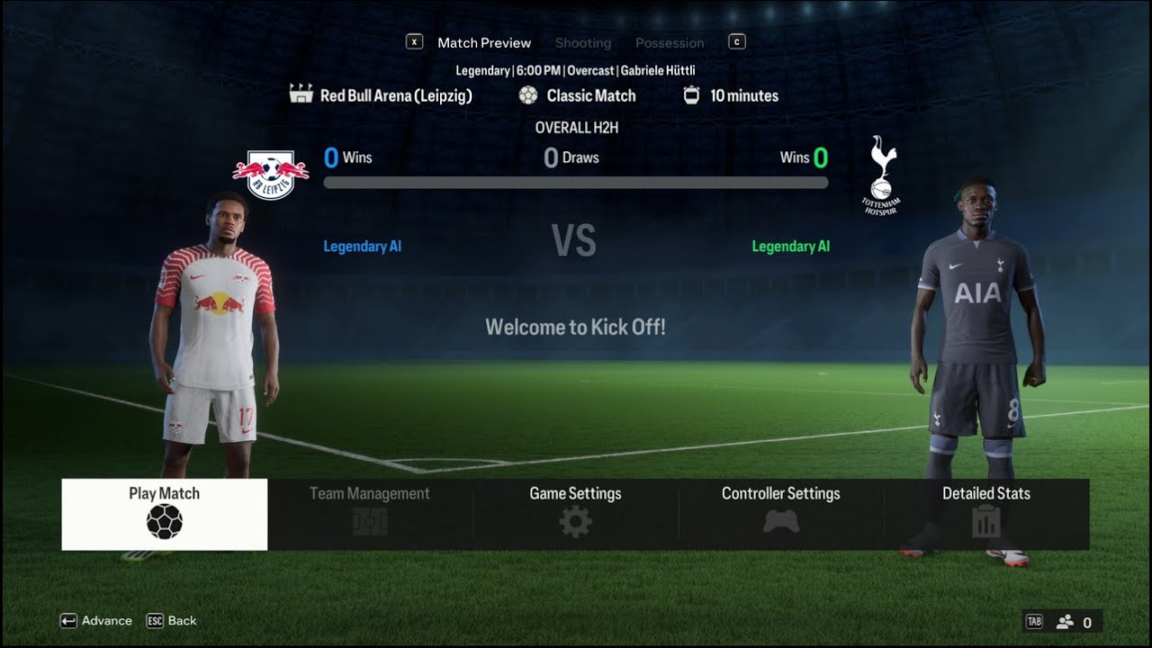 EA SPORTS FC 24 gameplay - Leipzig vs Tottenham [4K 60FPS] 