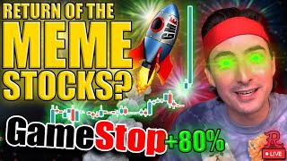 BITCOIN LIVE : MEME STOCKS ARE BACK!? BTC RECOVERY, KEY LEVEL DEFENDED