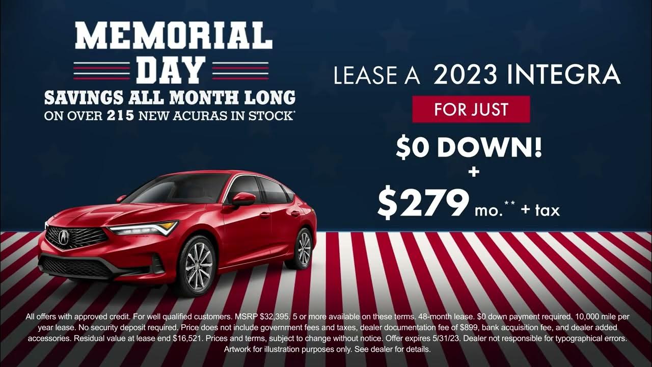 Memorial Day Savings All Month Long at Delray Acura YouTube