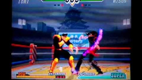 Capcom vs SNK 2 Match vs CPU 3 (Iori vs Bison)