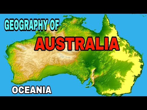 MAP OF AUSTRALIA.Geography of Australia continent.Great barrier reef.Great dividing range.downsland.
