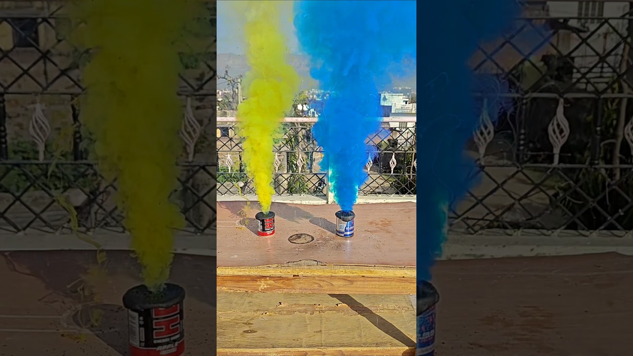 We Made Colour Smoke Bomb 
