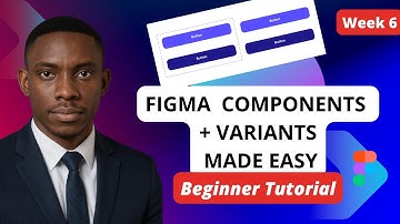 Figma Components & Variants for Beginners | Create Reusable Buttons (Step-by-Step)