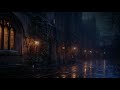 Gothic Lane Before the Storm | 2 Hours Dark Neoclassical Rain for Focus [No Ads]