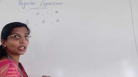 Lecture Video_Module2_Regular Expressions_C.Sharon Roji