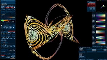 Strange Attractors GPU - Thomas - 3D RealTime with glChAoS.P