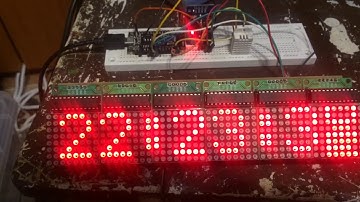 LED Matrix Clock with ESP8266