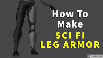 How to Make Sci-Fi Leg Armor | Blender