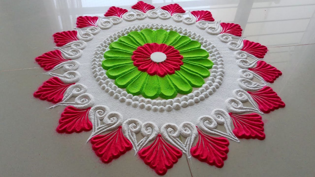 Small and beautiful rangoli design for diwali 2022|easy diwali ...