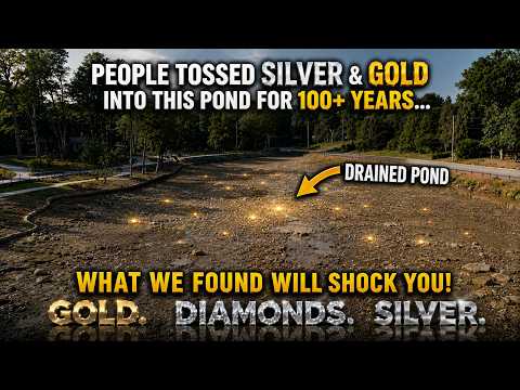 People Tossed Silver & Gold  Into This Pond for 100+ Years… What We Found Will Shock You!