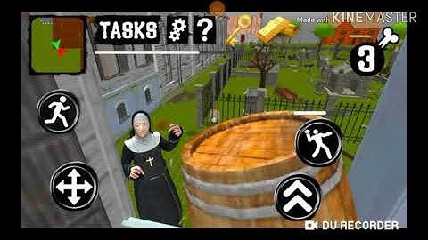 Nun Neighbor Escape - LEVEL 4 KOMPLETNÝ! #5 - ( Android, iOS Hra )