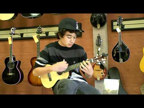 Taylor plays 143 on the Kala Spruce Tenor Uke at ABC Music