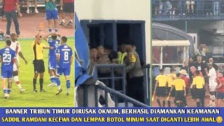 SITUASI TRIBUN SELATAN MEMANAS HINGGA OKNUM DITANGKAP‼️SADDIL KECEWA DIGANTI LEBIH AWAL‼️