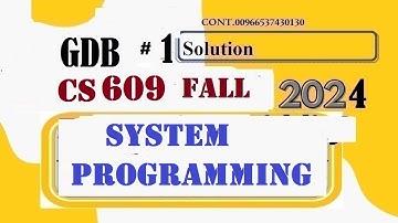 cs 609 gdb solution fall 2024|cs609 gdb 1 solution fall 2024|cs 609 gdb  2024