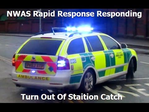 NWAS Rapid Response Turning Out Of Station