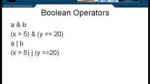 Lesson12 Boolean Operations
