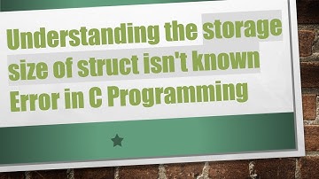 Understanding the storage size of struct isn