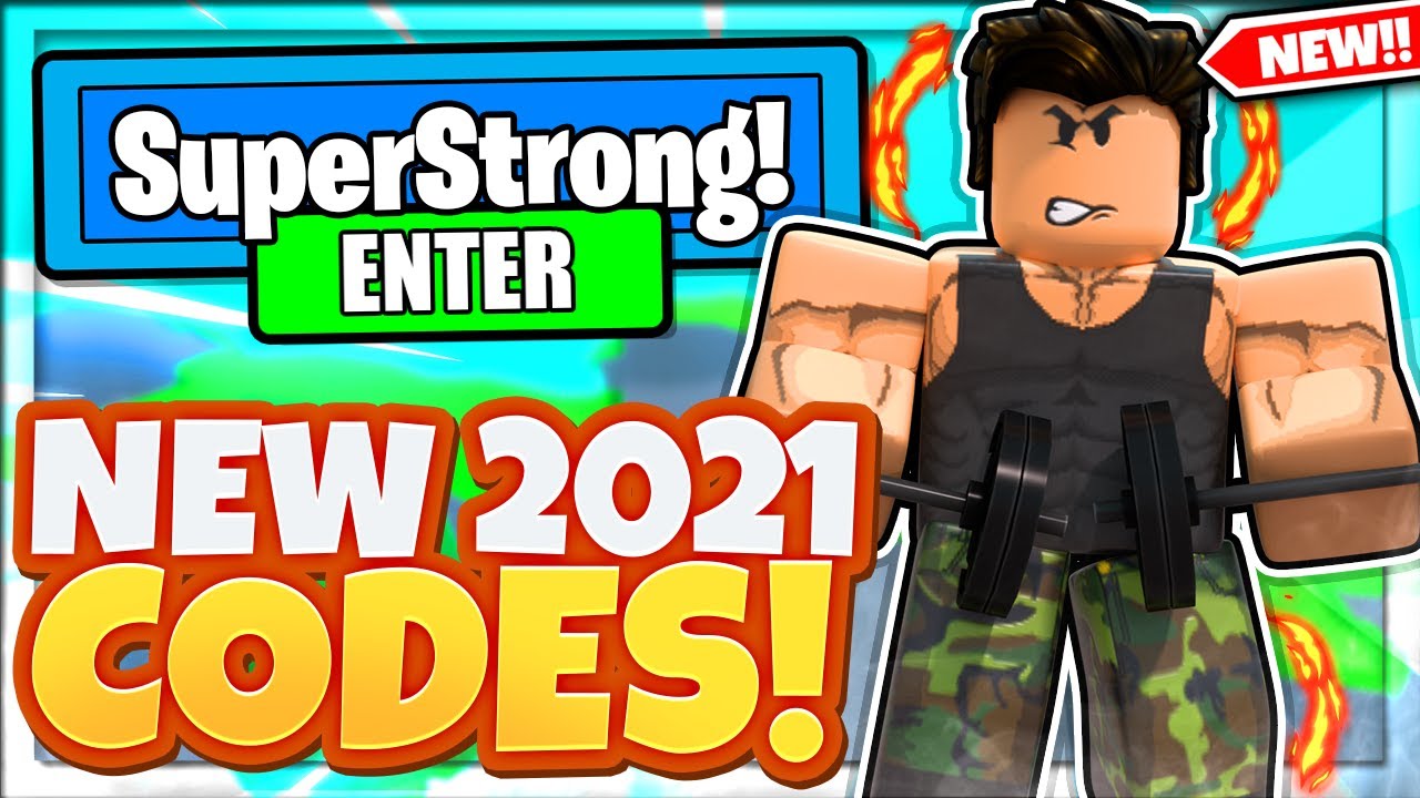  2021 SUPER STRONG SIMULATOR CODES FREE STRENGTH ALL NEW OP ROBLOX 