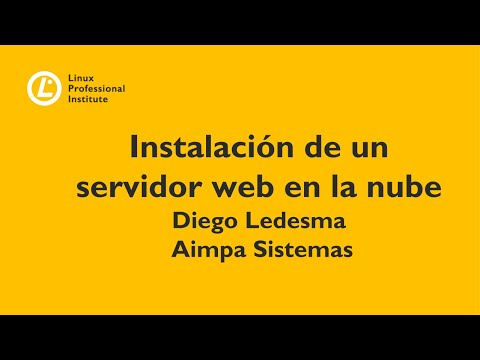 Instalación de un servidor web en la nube, por Diego Ledesma de Aimpa Sistemas