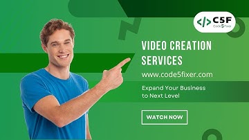Video Creation Services from Code5Fixer - C5F Tamilnadu