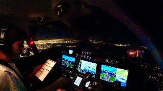 Orlando to NY In A Private Jet! (Single Pilot At Night)