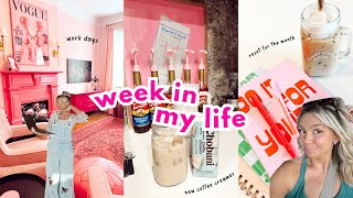 WEEK IN MY LIFE VLOG: productive work days, new coffee recipe, cleaning, + more