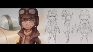 Creating a Stylized Character Turnaround from Concept