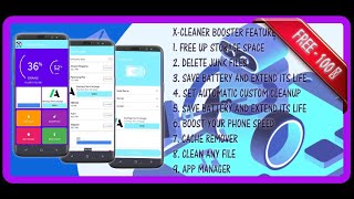 Free Cleaner Apps - X Cleaner Booster Clean and Sweep Phone, Android Cleaner Apps screenshot 2