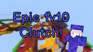 Minecraft Bedrock: Cubecraft Eggwars Mega Epic 1v10 Clutch! by TheDiamondRoblox 1,725 views 2 years ago 9 minutes, 49 seconds