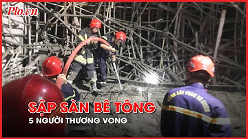 5 người thương vong vì sập sàn bê tông ở Đà Nẵng - PLO