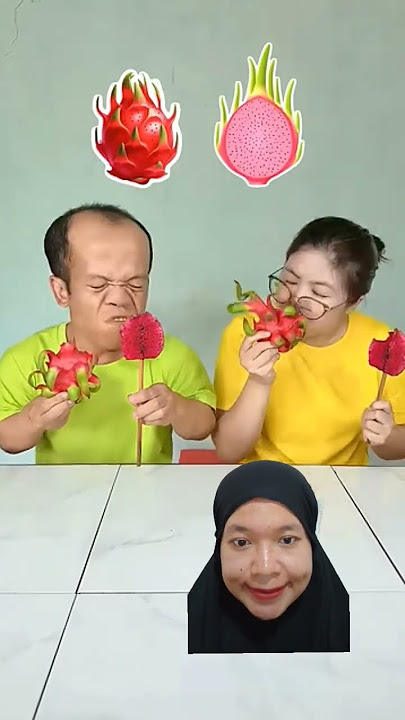 KISS THE SKIN OF DRAGON FRUIT 😂 #funny #comedy #fun #youtubeshorts #shorts #short #shortvideo