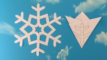 Paper Snowflake #01 | How To Make A Paper Snowflakes Step by Step Tutorial