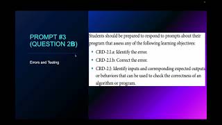 AP CSP Written Exam Overview