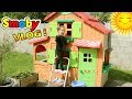 Cabane dextrieur maison duplex pour enfant et barbecue smoby  nettoyage de printemps outdoor