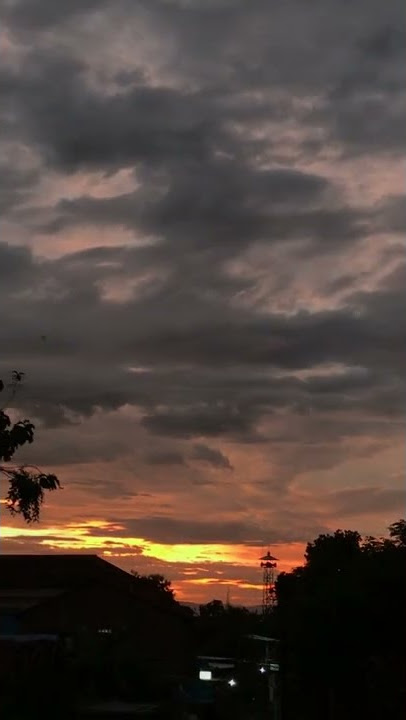 video polosan pemandangan langit senja #1