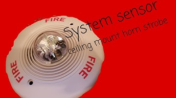 System Sensor SpectrAlert Classic ceiling mount horn strobe review