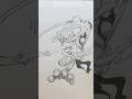 Luffy Gear 5(Nika) Speed Drawing #shorts #anime #drawing #onepiece #luffy #gears5