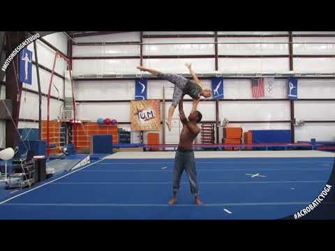 Partner Acrobatics Practice Session