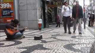 Video thumbnail of "Carlos Maciel - chanteur de rue Voix incroyable - Street singer.- Cantor de Rua - pink floyds"