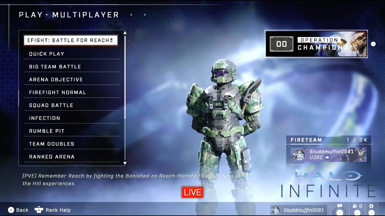 Big Team Battle | Firefight-Reach | Live | Gameplay | Halo Infinite HD ...