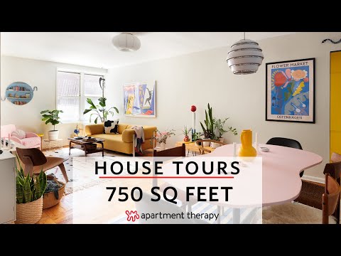 Erin's Cool and Colorful 750 Square Foot Brooklyn Apartment | House Tours