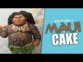 Making a 3ft maui  moana cake 
