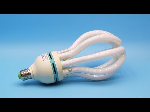 Video: How To Make An Energy Saving Lamp