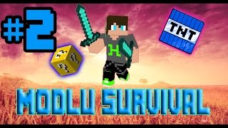 Minecraft Modlu Survival  Bölüm 2  Madenlerde Elmas Keyfi