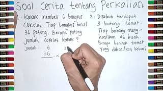 BELAJAR MATEMATIKA KELAS 3 SD TEMA SOAL CERITA TENTANG PERKALIAN